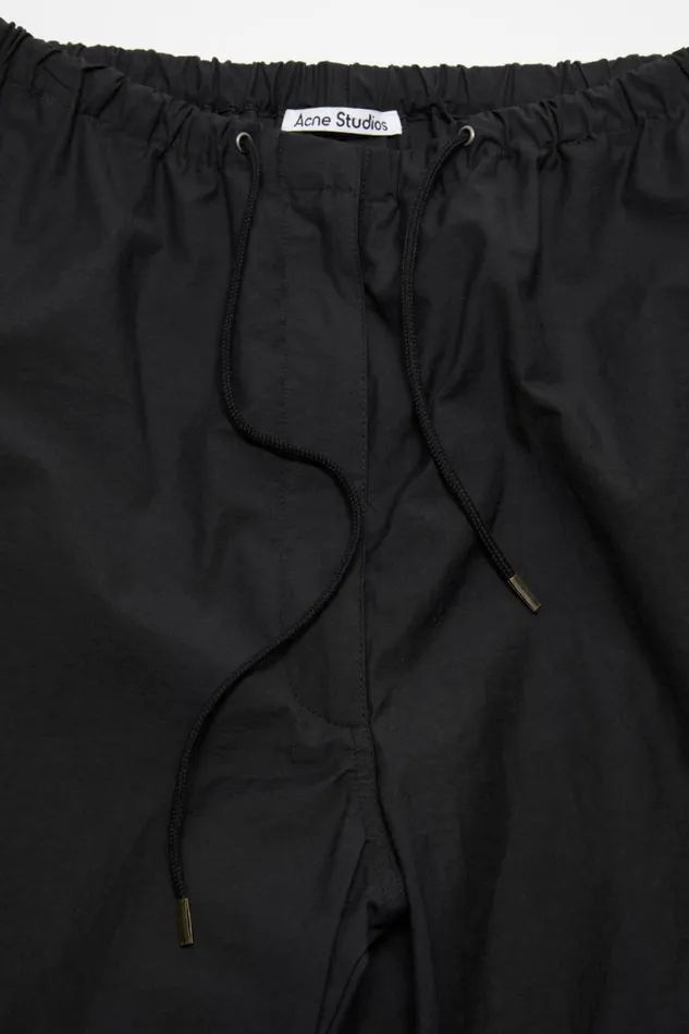Women Relaxed Fit Trousers Black Acne Studios Trousers