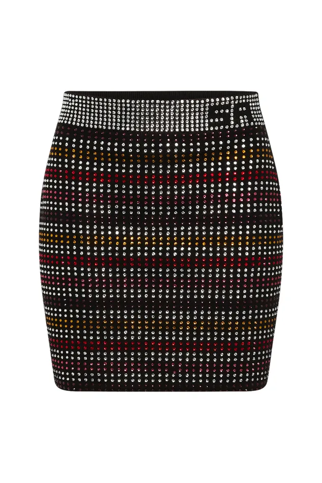 Women Rhinestone Striped Skirt Multico Multi Sonia Rykiel Skirts Women Rhinestone Striped Skirt Multico Multi Sonia Rykiel Skirts