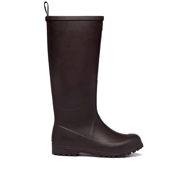 Women Rubber Boots Woman 799 RUBBER BOOTS High Cut BROWN DARK Superga Gumboots