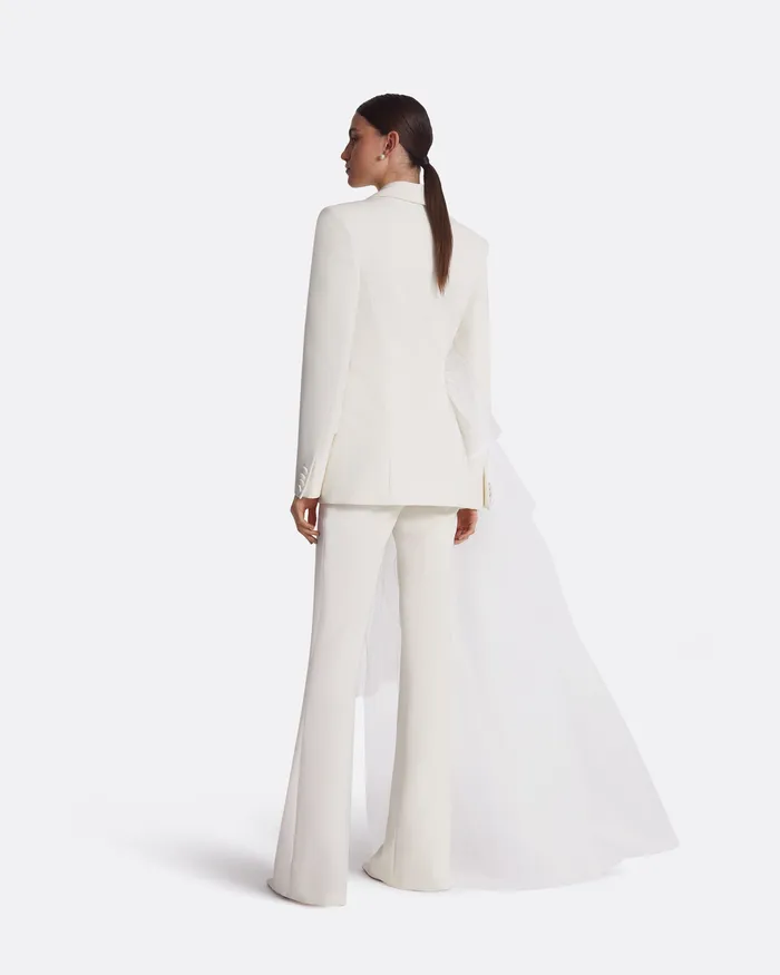 Women Safiyaa Alexandre Ivory Jacket Ivory Jackets and Coats