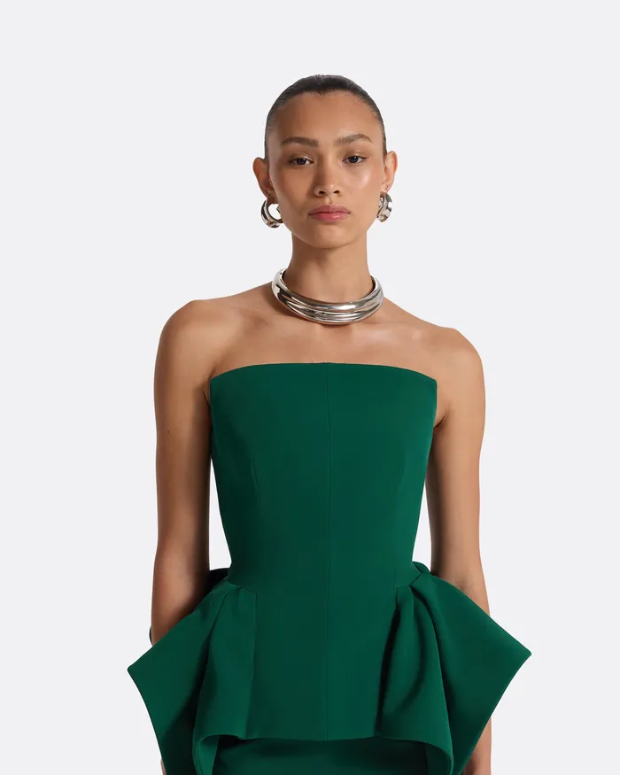 Women Safiyaa Corral Tourmaline Midi Dress Tourmaline Dresses