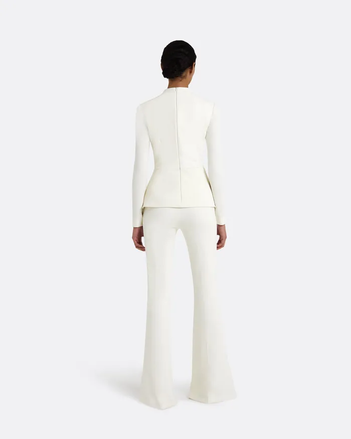 Women Safiyaa Halluana Ivory Trousers Ivory Trousers