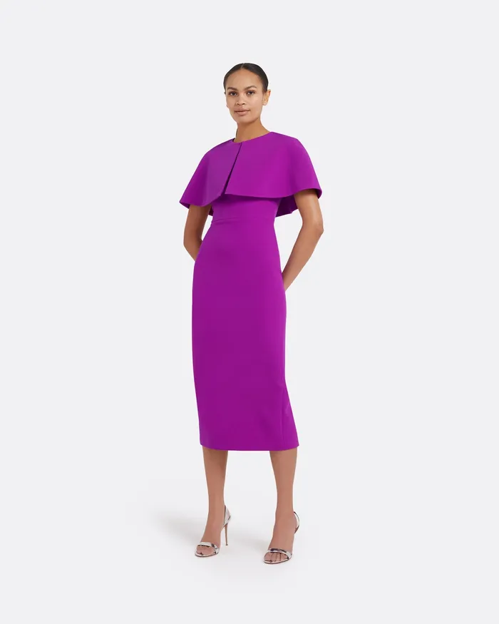 Women Safiyaa Kepuret Magenta Cape Magenta Capes and Harnesses