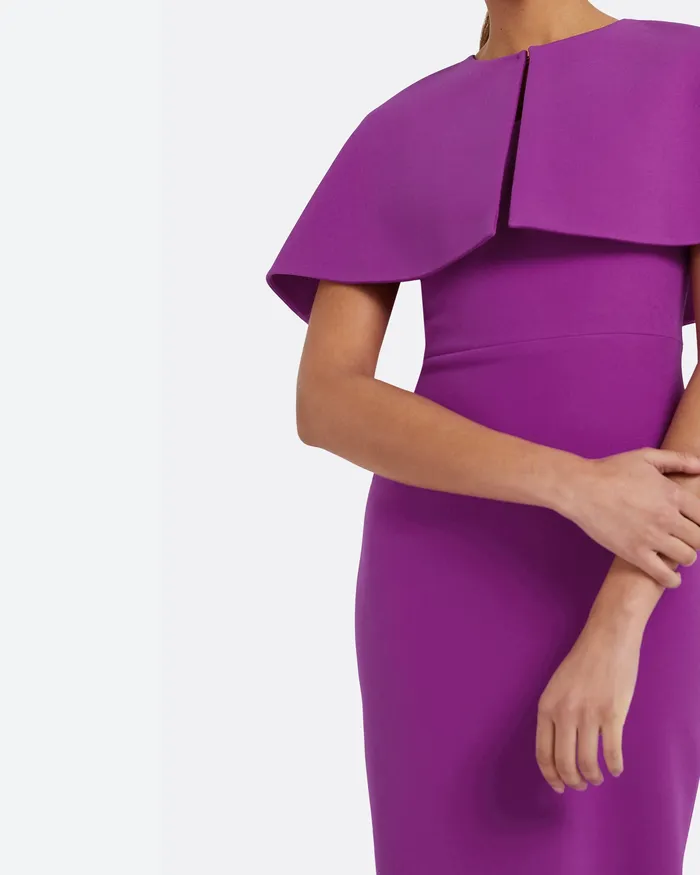 Women Safiyaa Kepuret Magenta Cape Magenta Capes and Harnesses