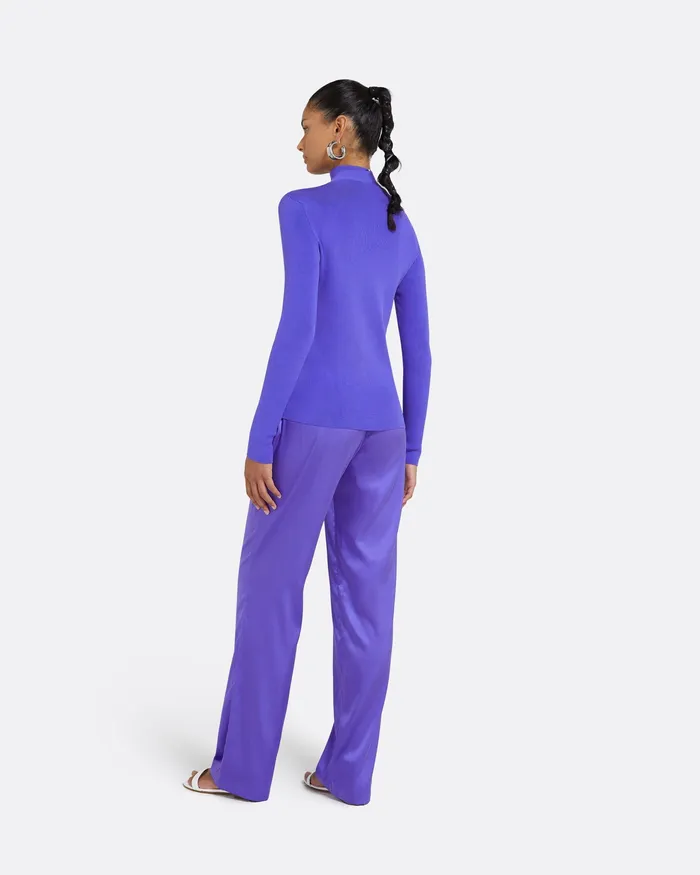 Women Safiyaa Mani Anemone Blue Knit Cardigan Anemone Blue Jackets and Coats