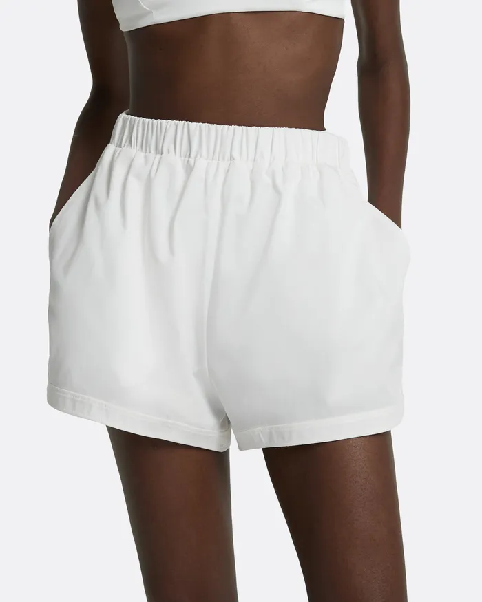 Women Safiyaa Oliver Ivory Shorts Ivory Trousers