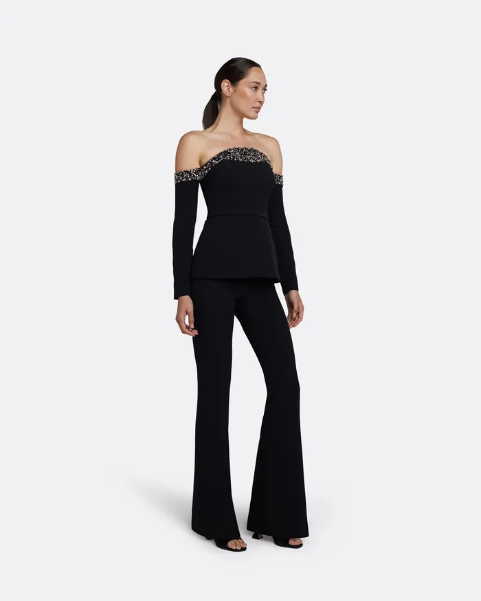 Women Safiyaa Roisin Black Top Black Tops