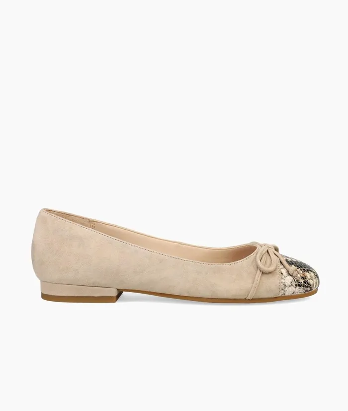 Women Saida Flat 8211 Mushroom Pelle Moda Flats