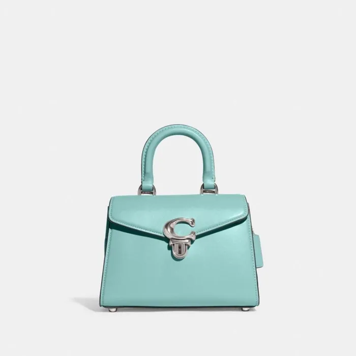 Women Sammy Top Handle 21 Silverfaded Blue Coach Crossbody Bags