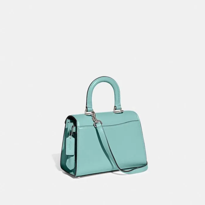 Women Sammy Top Handle 21 Silverfaded Blue Coach Crossbody Bags