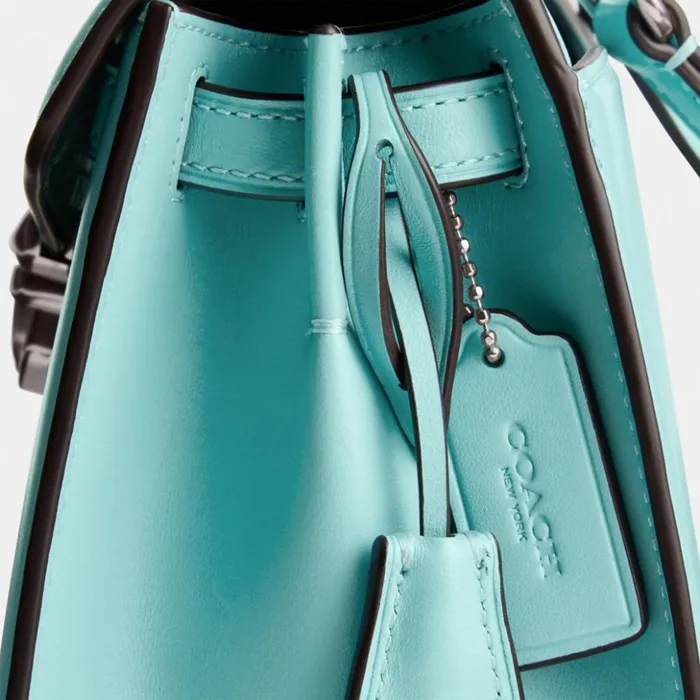 Women Sammy Top Handle 21 Silverfaded Blue Coach Crossbody Bags