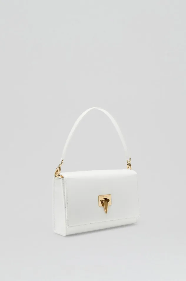 Women Scanlan Theodore Bags TRIANGLE CHAIN BAG White Women Scanlan Theodore Bags TRIANGLE CHAIN BAG White