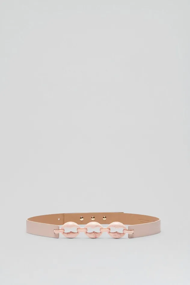 Women Scanlan Theodore Belts RESIN CHUNKY TRIM BELT 25 Chalkpink Women Scanlan Theodore Belts RESIN CHUNKY TRIM BELT 25 Chalkpink