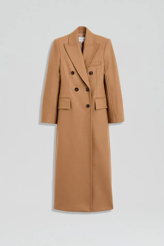 Women Scanlan Theodore Coats TAILORED COAT Camel Women Scanlan Theodore Coats TAILORED COAT Camel