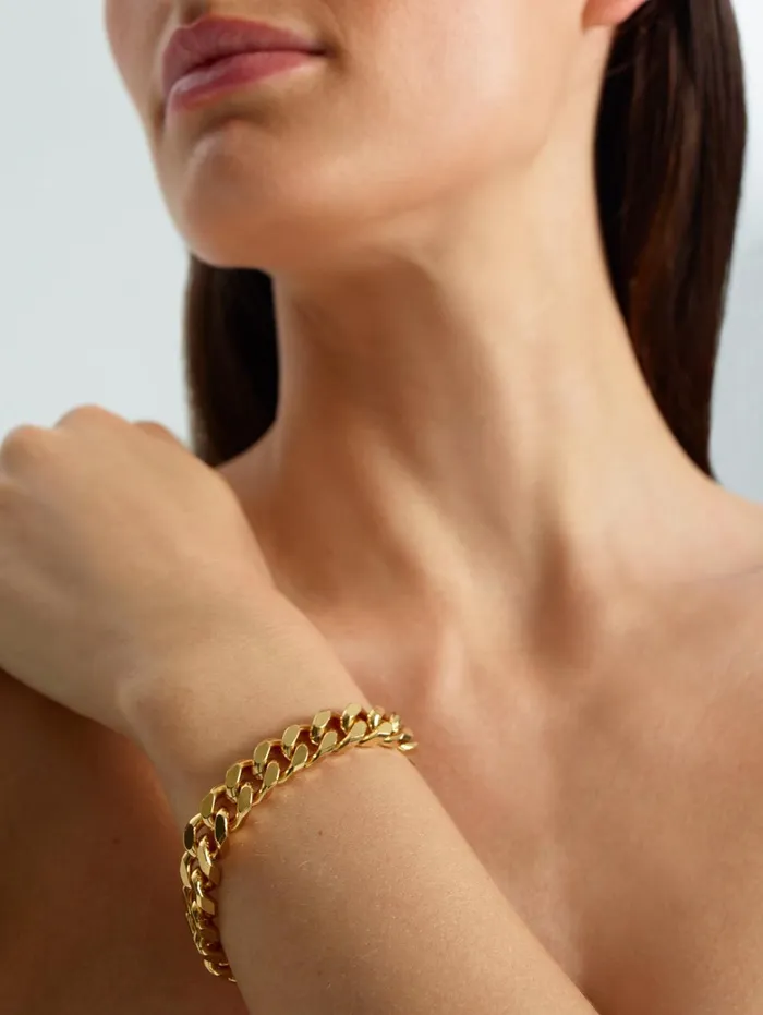Women Scanlan Theodore Jewelry CLASSIC CHAIN BRACELET Gold