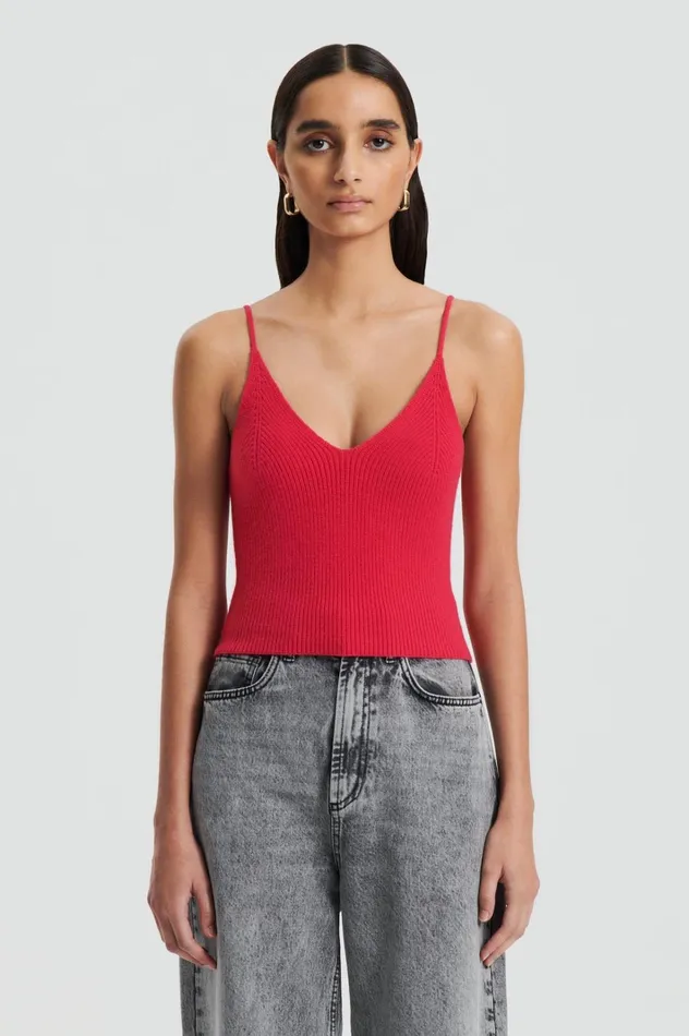 Women Scanlan Theodore Knitwear CASHMERE CAMISOLE Rosa Women Scanlan Theodore Knitwear CASHMERE CAMISOLE Rosa