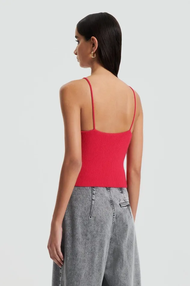 Women Scanlan Theodore Knitwear CASHMERE CAMISOLE Rosa Women Scanlan Theodore Knitwear CASHMERE CAMISOLE Rosa