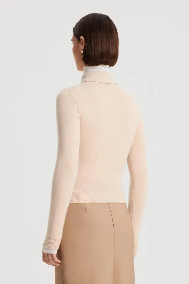 Women Scanlan Theodore Tops CASHMERE SHIRT Oat Women Scanlan Theodore Tops CASHMERE SHIRT Oat