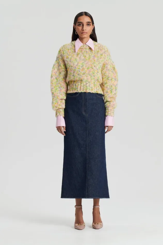 Women Scanlan Theodore Tops TEXTURED COCOON SWEATER Multi