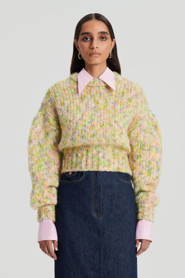 Women Scanlan Theodore Tops TEXTURED COCOON SWEATER Multi Women Scanlan Theodore Tops TEXTURED COCOON SWEATER Multi