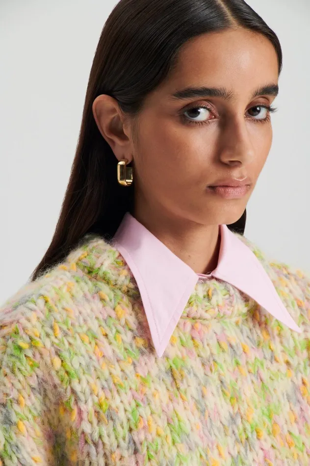 Women Scanlan Theodore Tops TEXTURED COCOON SWEATER Multi Women Scanlan Theodore Tops TEXTURED COCOON SWEATER Multi