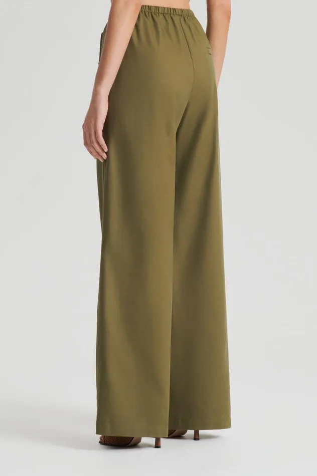 Women Scanlan Theodore Trousers POCKET CARGO Khaki Women Scanlan Theodore Trousers POCKET CARGO Khaki