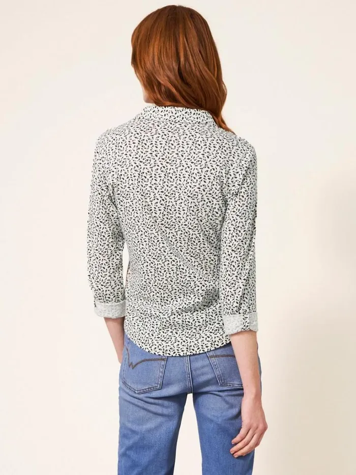 Women SHIRTS and BLOUSES White Stuff Annie Cotton Jersey Shirt Ivory Multi Women SHIRTS and BLOUSES White Stuff Annie Cotton Jersey Shirt Ivory Multi