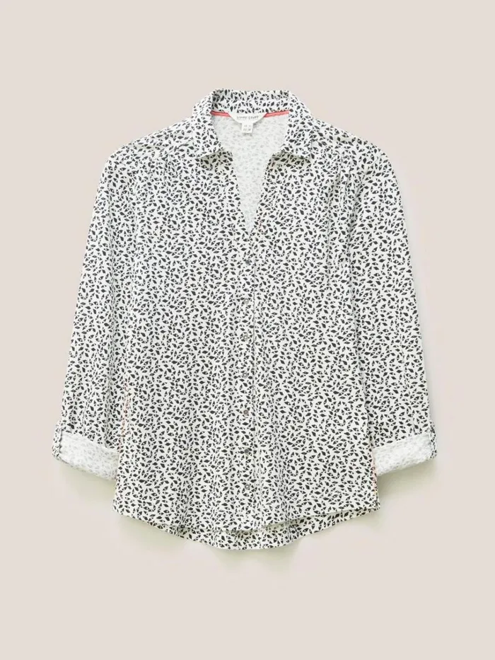 Women SHIRTS and BLOUSES White Stuff Annie Cotton Jersey Shirt Ivory Multi Women SHIRTS and BLOUSES White Stuff Annie Cotton Jersey Shirt Ivory Multi