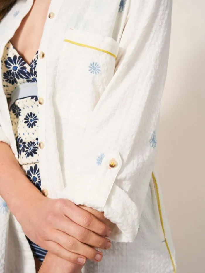 Women SHIRTS and BLOUSES White Stuff Carrie Emb Longline Shirt Ivory Multi Women SHIRTS and BLOUSES White Stuff Carrie Emb Longline Shirt Ivory Multi