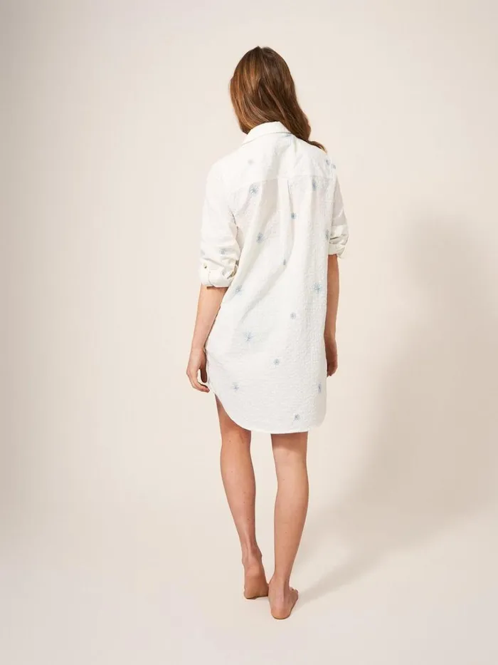 Women SHIRTS and BLOUSES White Stuff Carrie Emb Longline Shirt Ivory Multi Women SHIRTS and BLOUSES White Stuff Carrie Emb Longline Shirt Ivory Multi