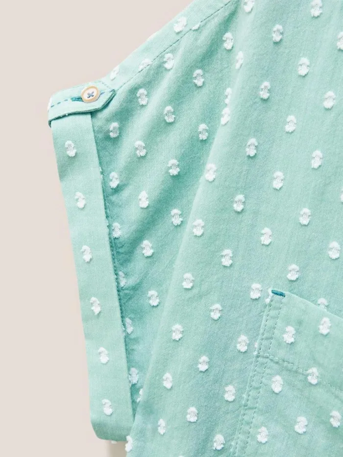 Women SHIRTS and BLOUSES White Stuff Ella Organic Cotton Shirt Mid Green Women SHIRTS and BLOUSES White Stuff Ella Organic Cotton Shirt Mid Green