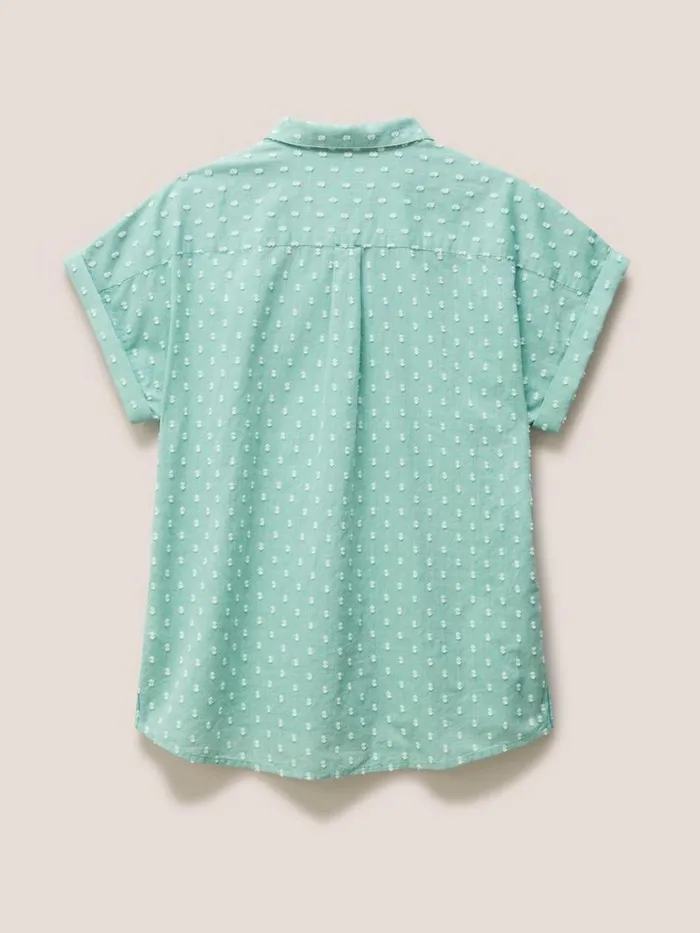 Women SHIRTS and BLOUSES White Stuff Ella Organic Cotton Shirt Mid Green Women SHIRTS and BLOUSES White Stuff Ella Organic Cotton Shirt Mid Green