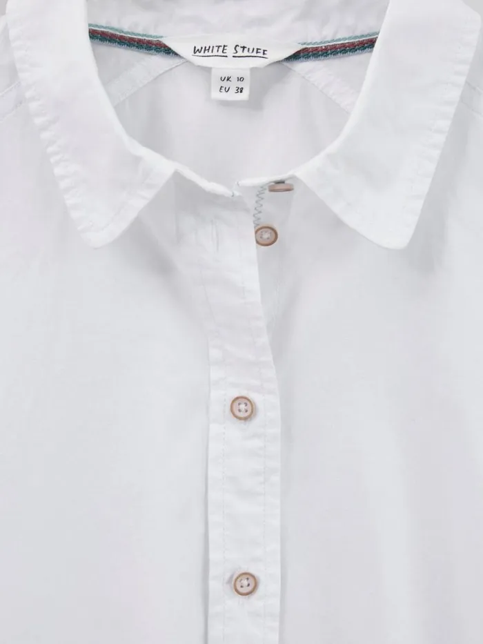 Women SHIRTS and BLOUSES White Stuff Freya Longline Shirt Natural White Women SHIRTS and BLOUSES White Stuff Freya Longline Shirt Natural White