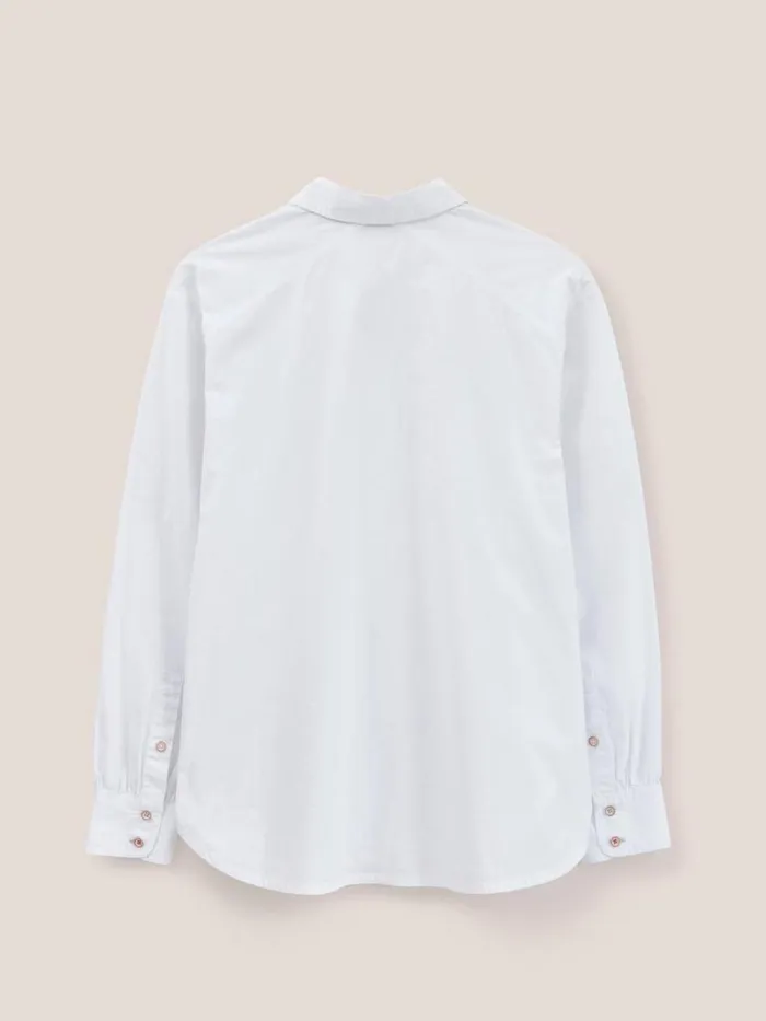 Women SHIRTS and BLOUSES White Stuff Freya Longline Shirt Natural White Women SHIRTS and BLOUSES White Stuff Freya Longline Shirt Natural White