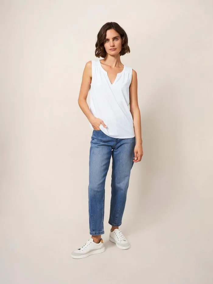 Women SHIRTS and BLOUSES White Stuff LAILA VEST Brilliant White