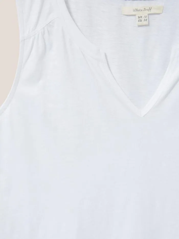Women SHIRTS and BLOUSES White Stuff LAILA VEST Brilliant White Women SHIRTS and BLOUSES White Stuff LAILA VEST Brilliant White