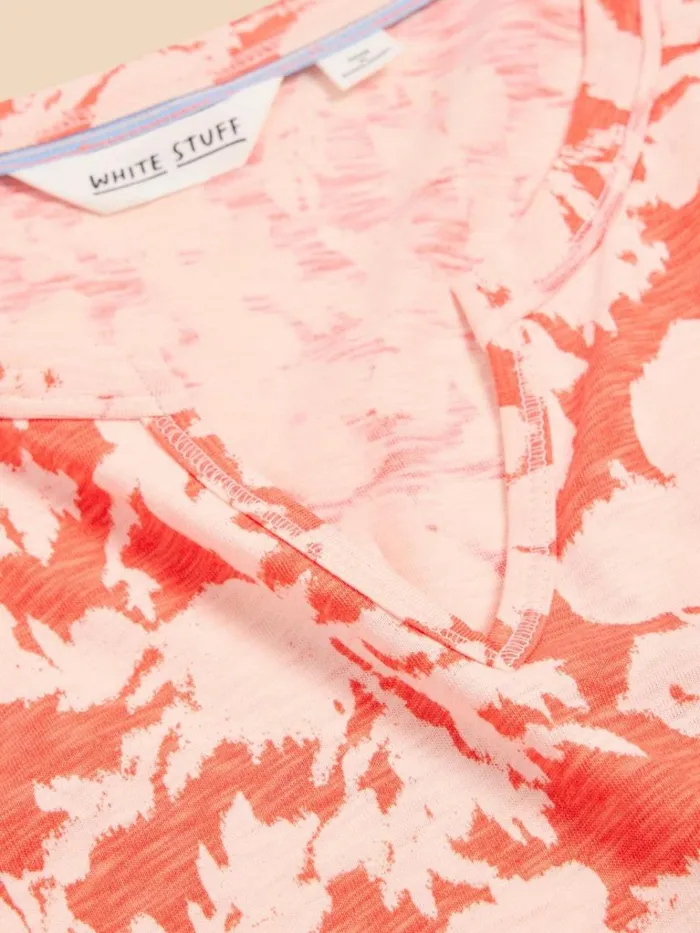 Women SHIRTS and BLOUSES White Stuff LAILA VEST Orange Print Women SHIRTS and BLOUSES White Stuff LAILA VEST Orange Print