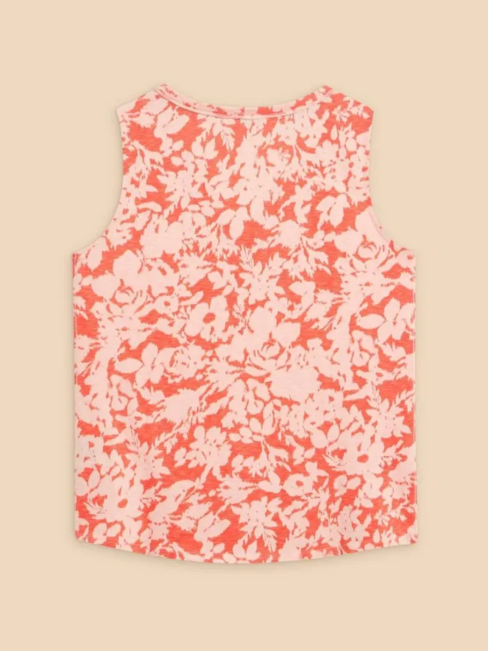Women SHIRTS and BLOUSES White Stuff LAILA VEST Orange Print Women SHIRTS and BLOUSES White Stuff LAILA VEST Orange Print