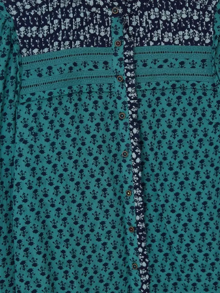 Women SHIRTS and BLOUSES White Stuff Mabel Mixed Print Shirt Teal Multi Women SHIRTS and BLOUSES White Stuff Mabel Mixed Print Shirt Teal Multi