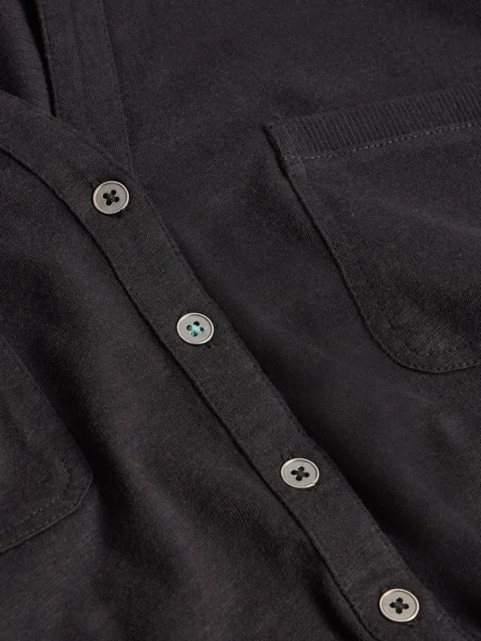 Women SHIRTS and BLOUSES White Stuff Penny Pocket Jersey Shirt Pure Black Women SHIRTS and BLOUSES White Stuff Penny Pocket Jersey Shirt Pure Black