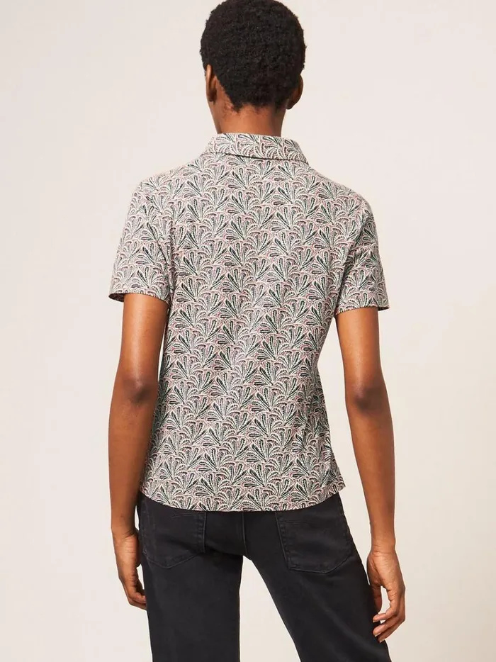 Women SHIRTS and BLOUSES White Stuff Penny Pocket Short Sleeve Jersey Shirt Pink Multi Women SHIRTS and BLOUSES White Stuff Penny Pocket Short Sleeve Jersey Shirt Pink Multi