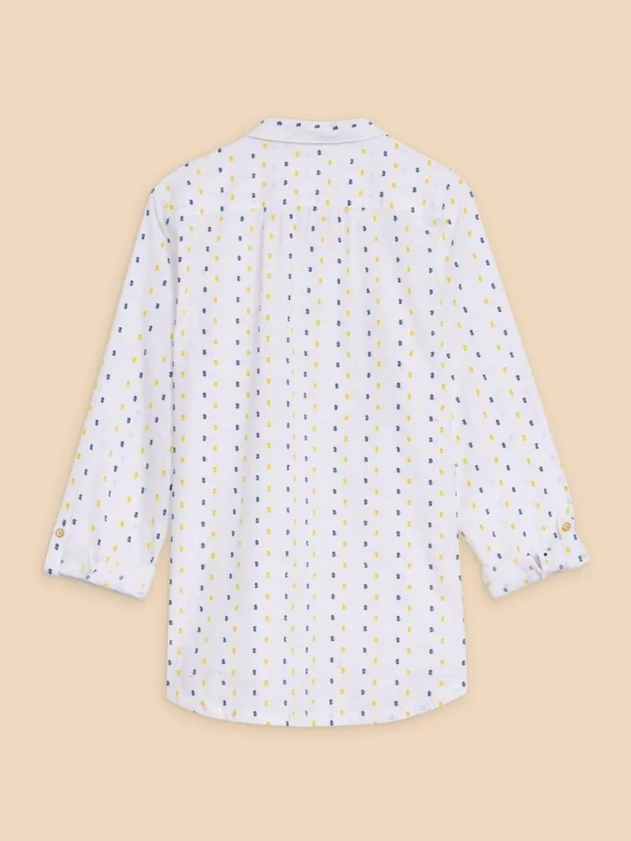 Women SHIRTS and BLOUSES White Stuff SOPHIE TEXTURED ORGANIC SHIRT Ivory Multi Women SHIRTS and BLOUSES White Stuff SOPHIE TEXTURED ORGANIC SHIRT Ivory Multi