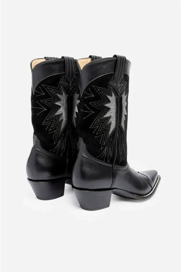 Women Shoes Johnny Was Night Sky Cowboy Boot Black Women Shoes Johnny Was Night Sky Cowboy Boot Black
