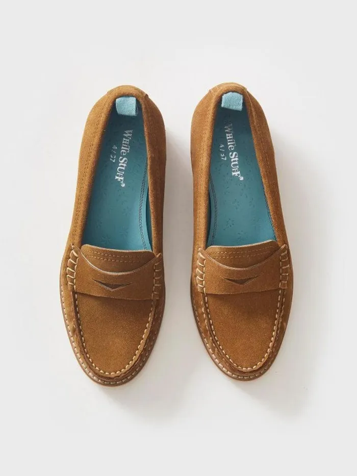 Women SHOES White Stuff Eden Loafer Mid Tan Women SHOES White Stuff Eden Loafer Mid Tan