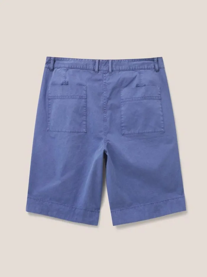 Women SHORTS White Stuff Hayley Organic Chino Shorts Mid Blue Women SHORTS White Stuff Hayley Organic Chino Shorts Mid Blue