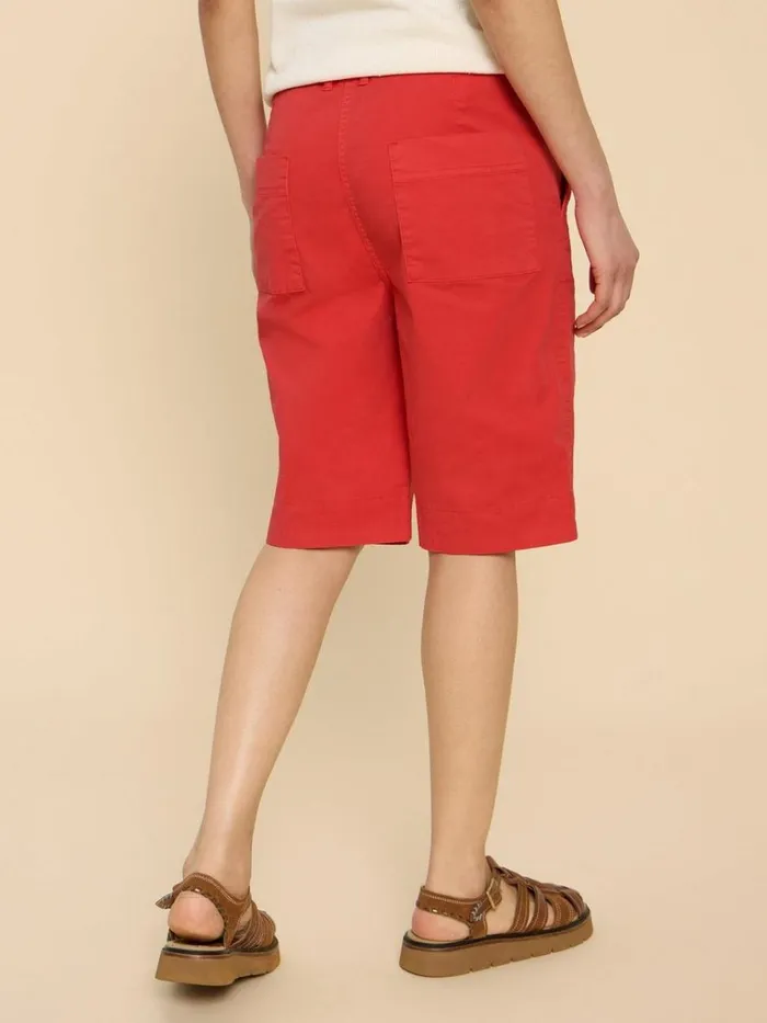 Women SHORTS White Stuff Hayley Organic Cotton Shorts Bright Red Women SHORTS White Stuff Hayley Organic Cotton Shorts Bright Red