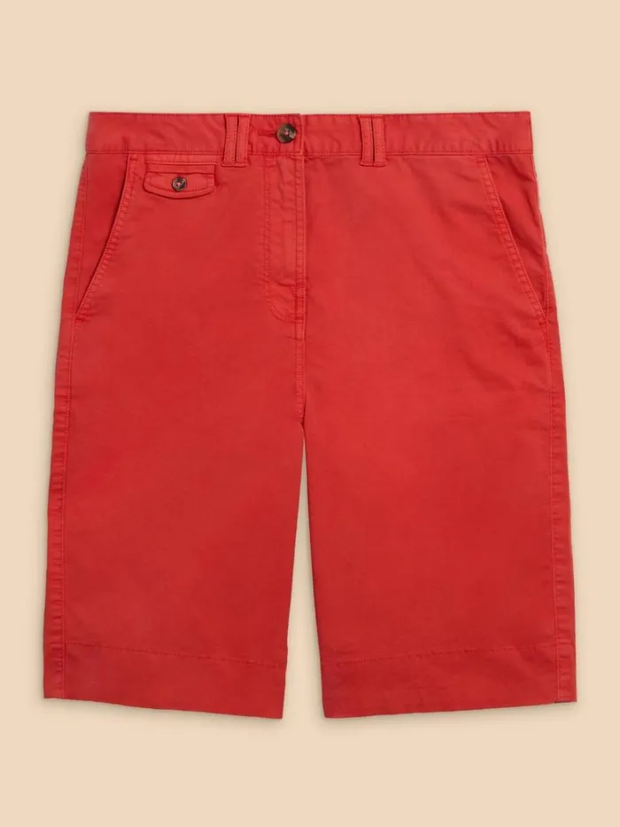 Women SHORTS White Stuff Hayley Organic Cotton Shorts Bright Red Women SHORTS White Stuff Hayley Organic Cotton Shorts Bright Red