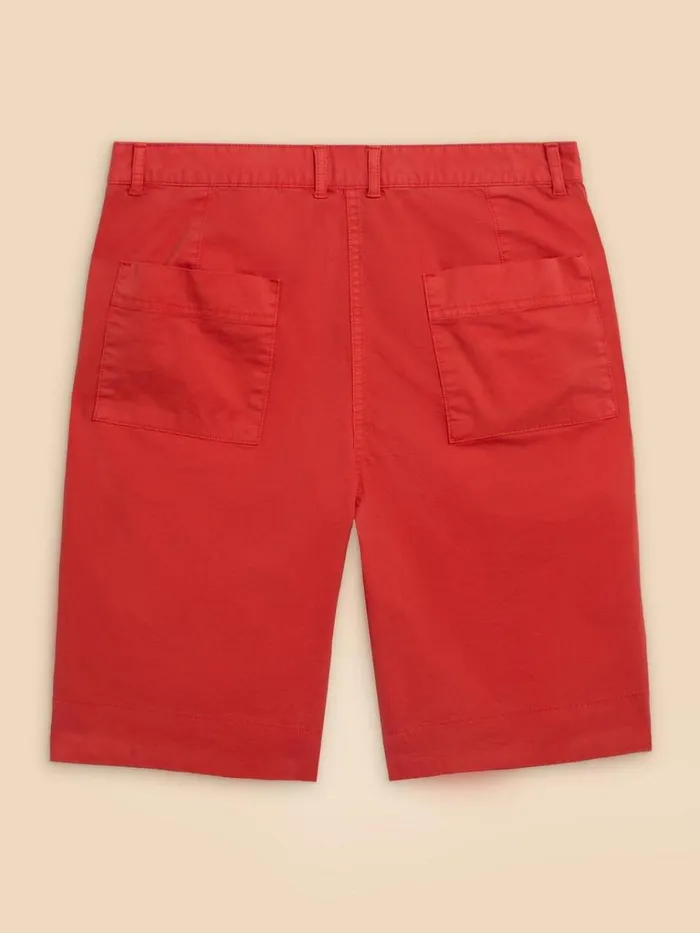 Women SHORTS White Stuff Hayley Organic Cotton Shorts Bright Red Women SHORTS White Stuff Hayley Organic Cotton Shorts Bright Red