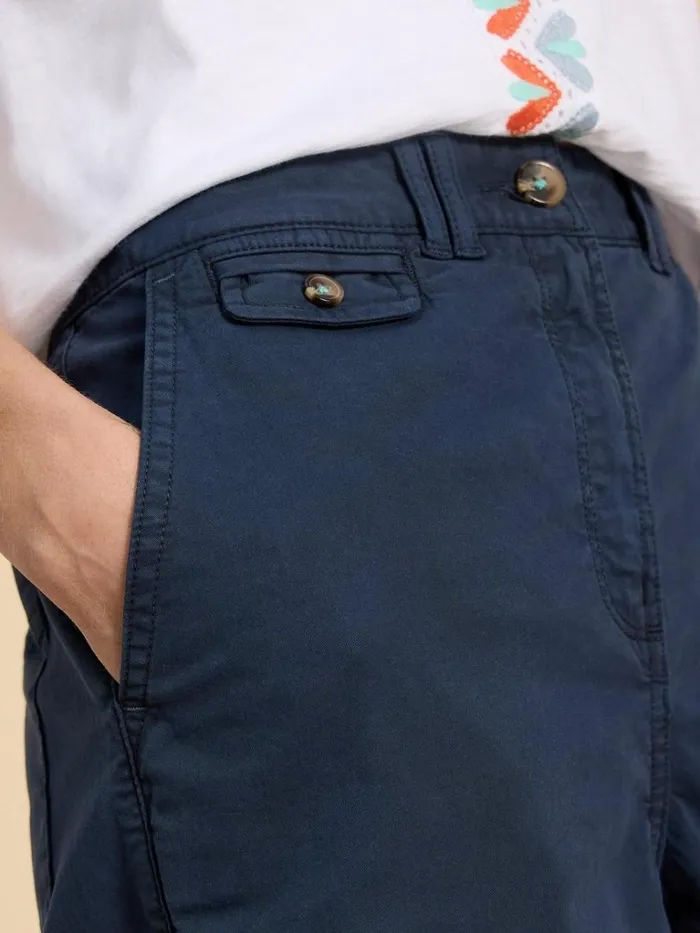 Women SHORTS White Stuff Hayley Organic Cotton Shorts Dark Navy Women SHORTS White Stuff Hayley Organic Cotton Shorts Dark Navy