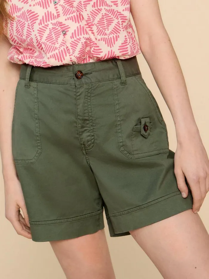 Women SHORTS White Stuff Mollie Woven Combat Shorts Mid Green Women SHORTS White Stuff Mollie Woven Combat Shorts Mid Green